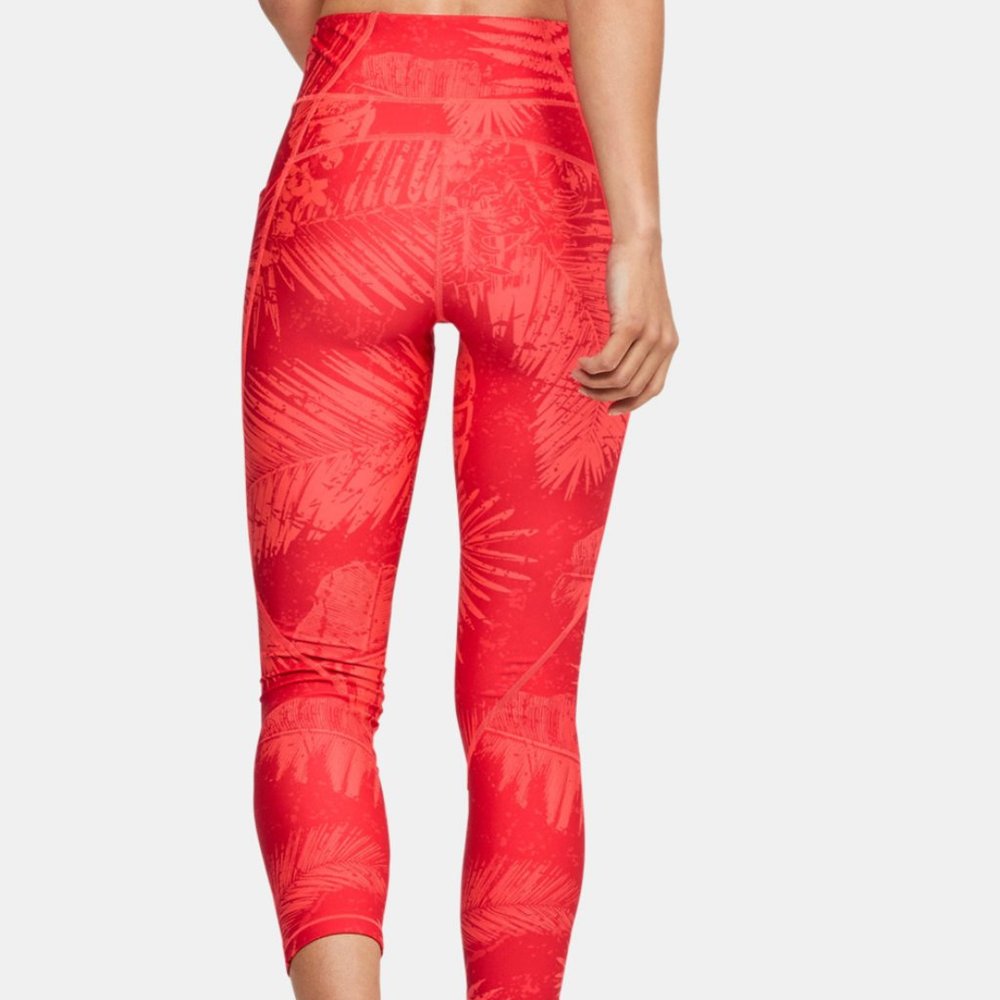 🌸Sale🌸 Under Armour Ankle Crop Tights Women's Size Pant 1351905 820 - Picture 3 of 6